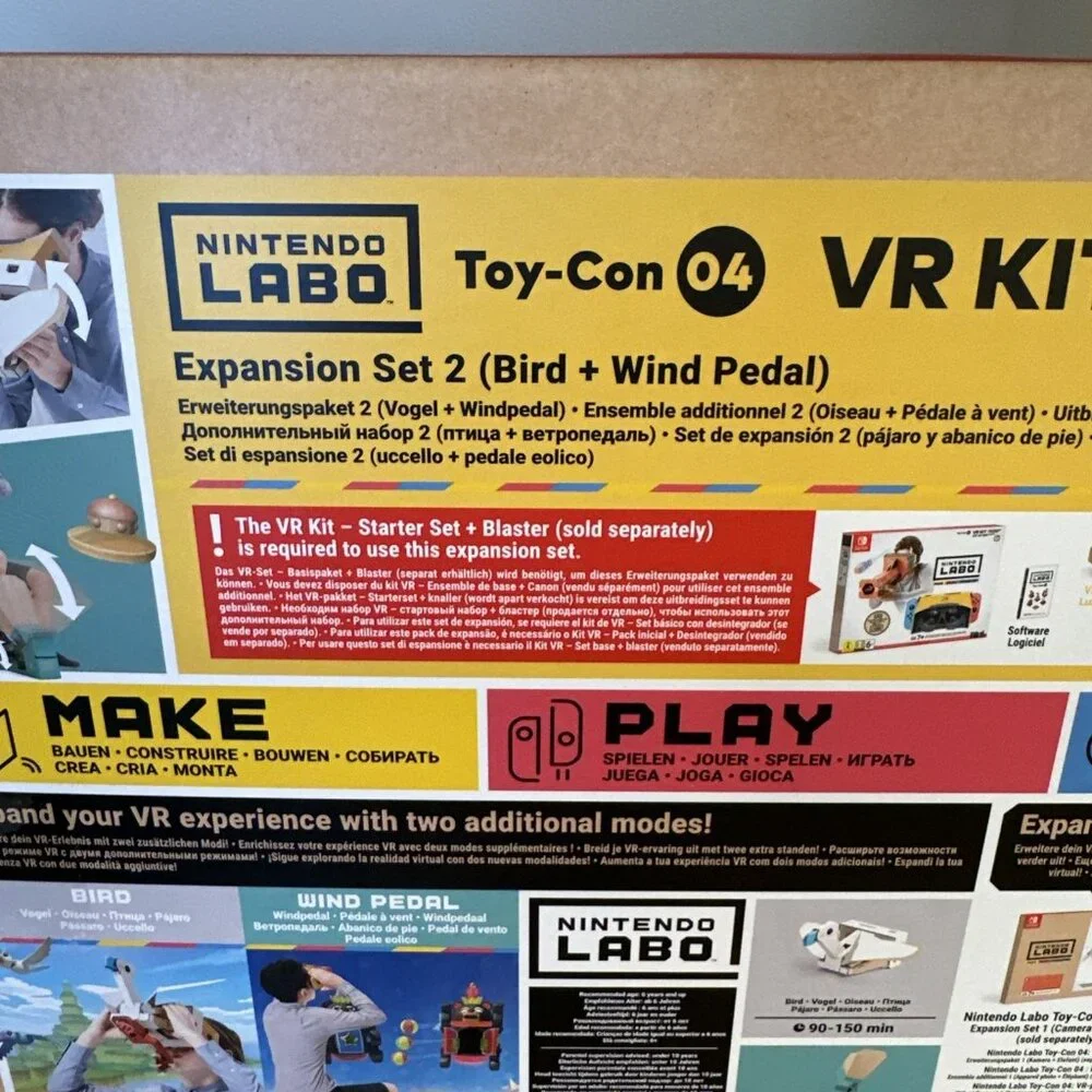 Nintendo Labo Toy-Con‎ 04: VR Kit - Expansion Set 1 – Camera + Elephant NEW